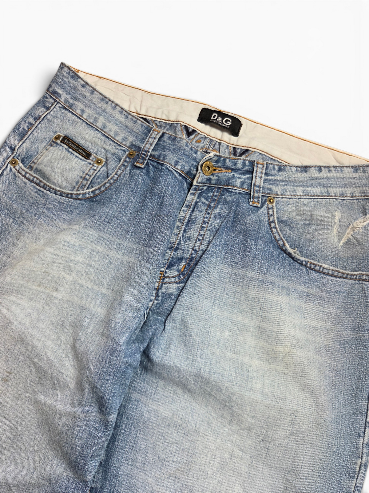 Dolce & Gabbana jeans — worn on model, front