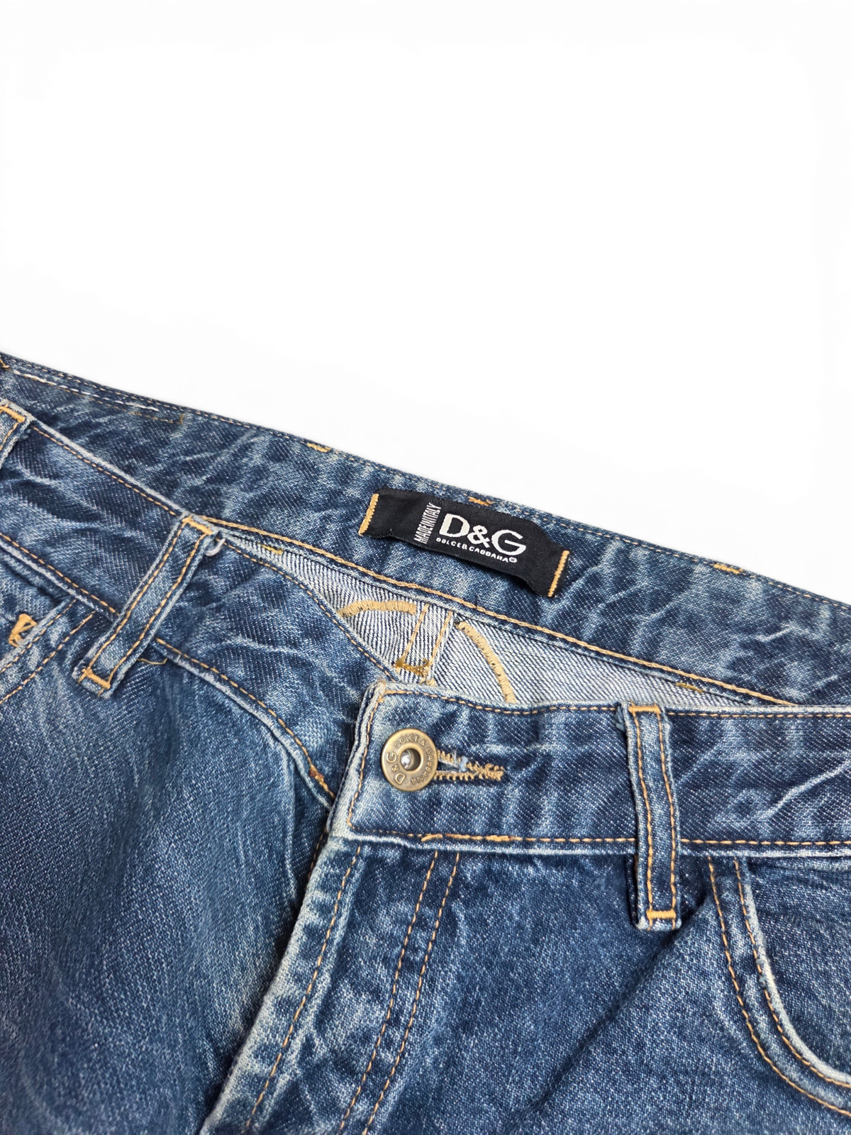 Dolce & Gabbana jeans — leg and hem detail