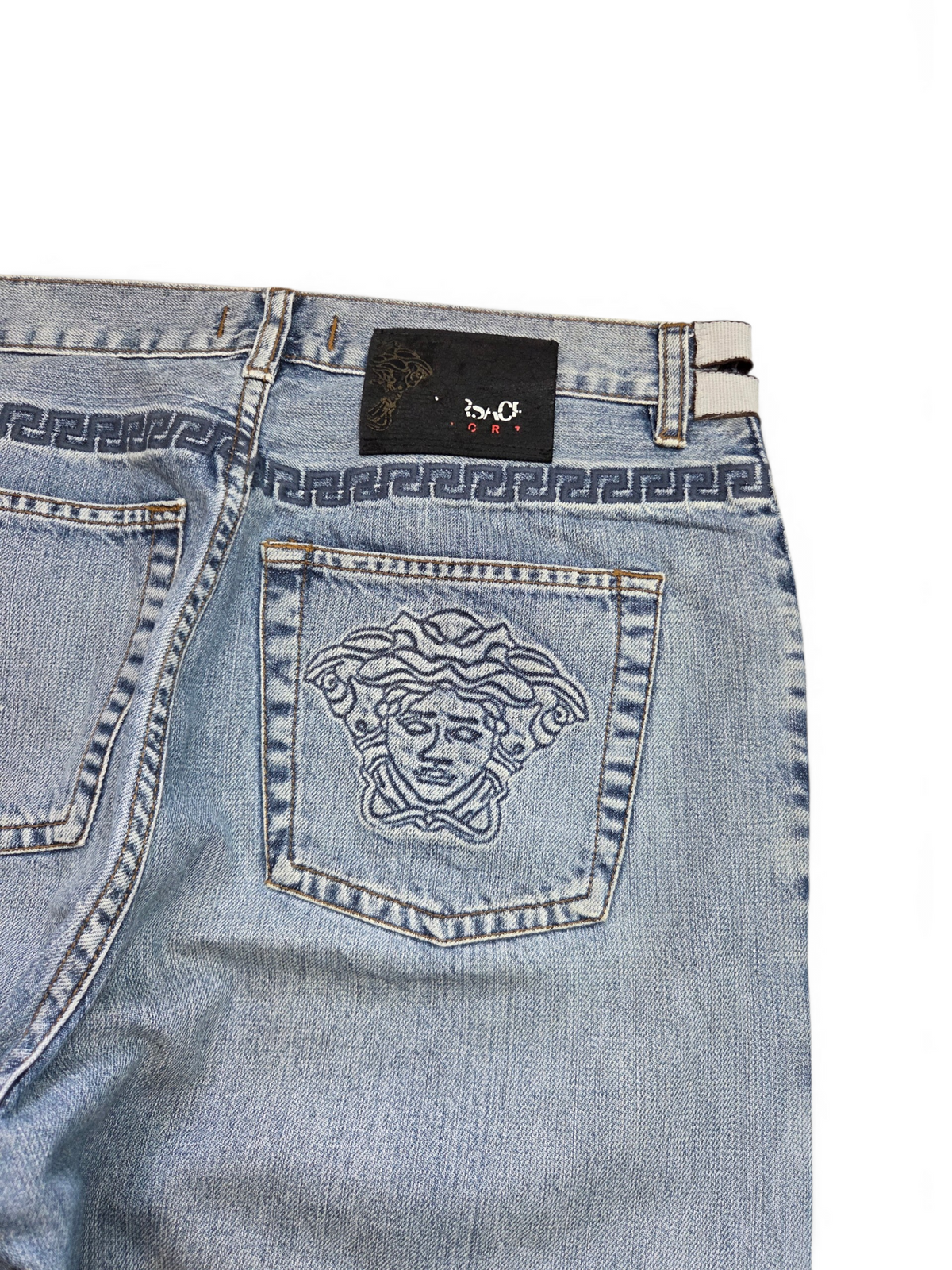 Versace Vintage Jeans jeans — full length flat lay