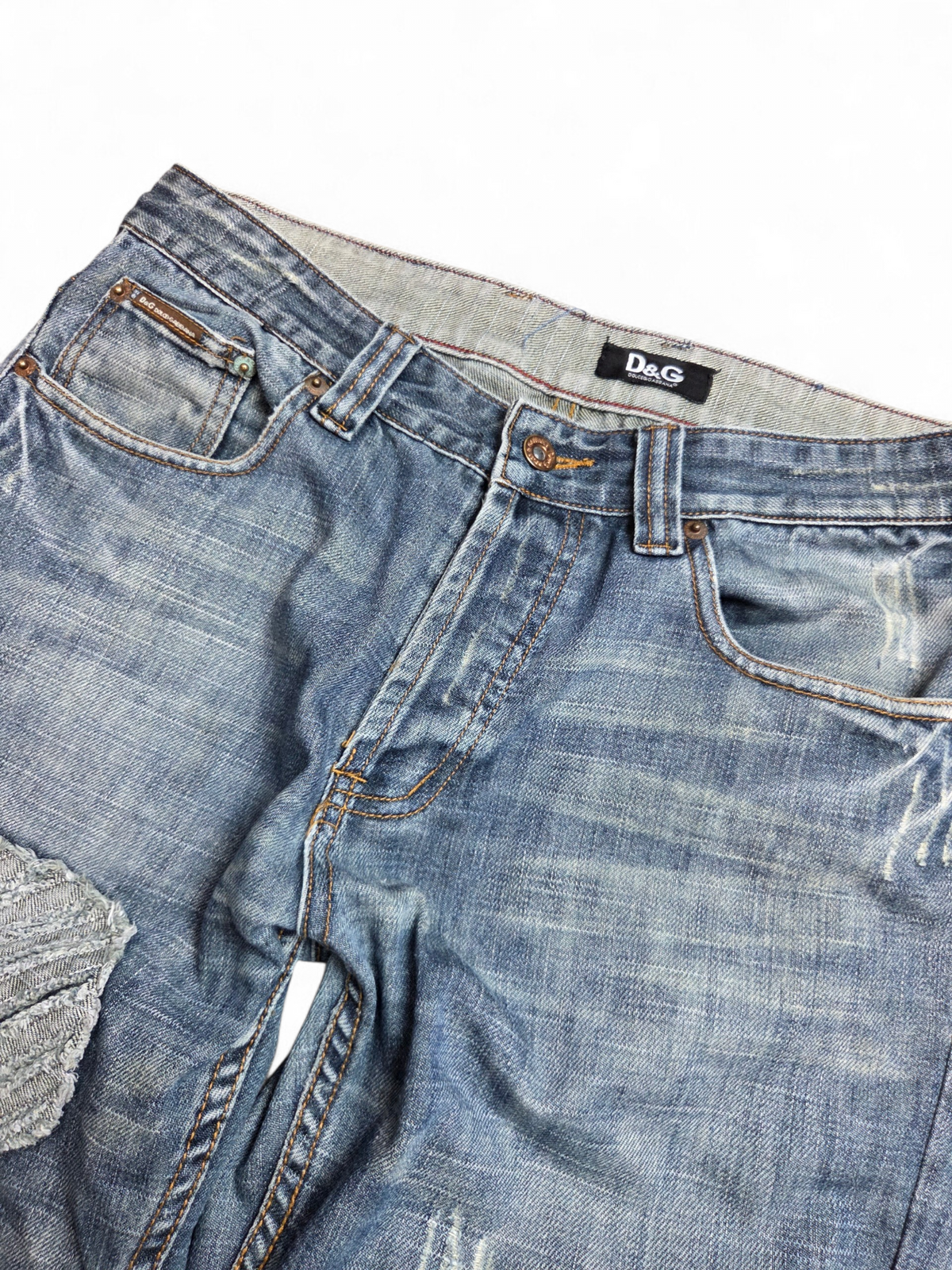 Dolce & Gabbana jeans — worn on model, front