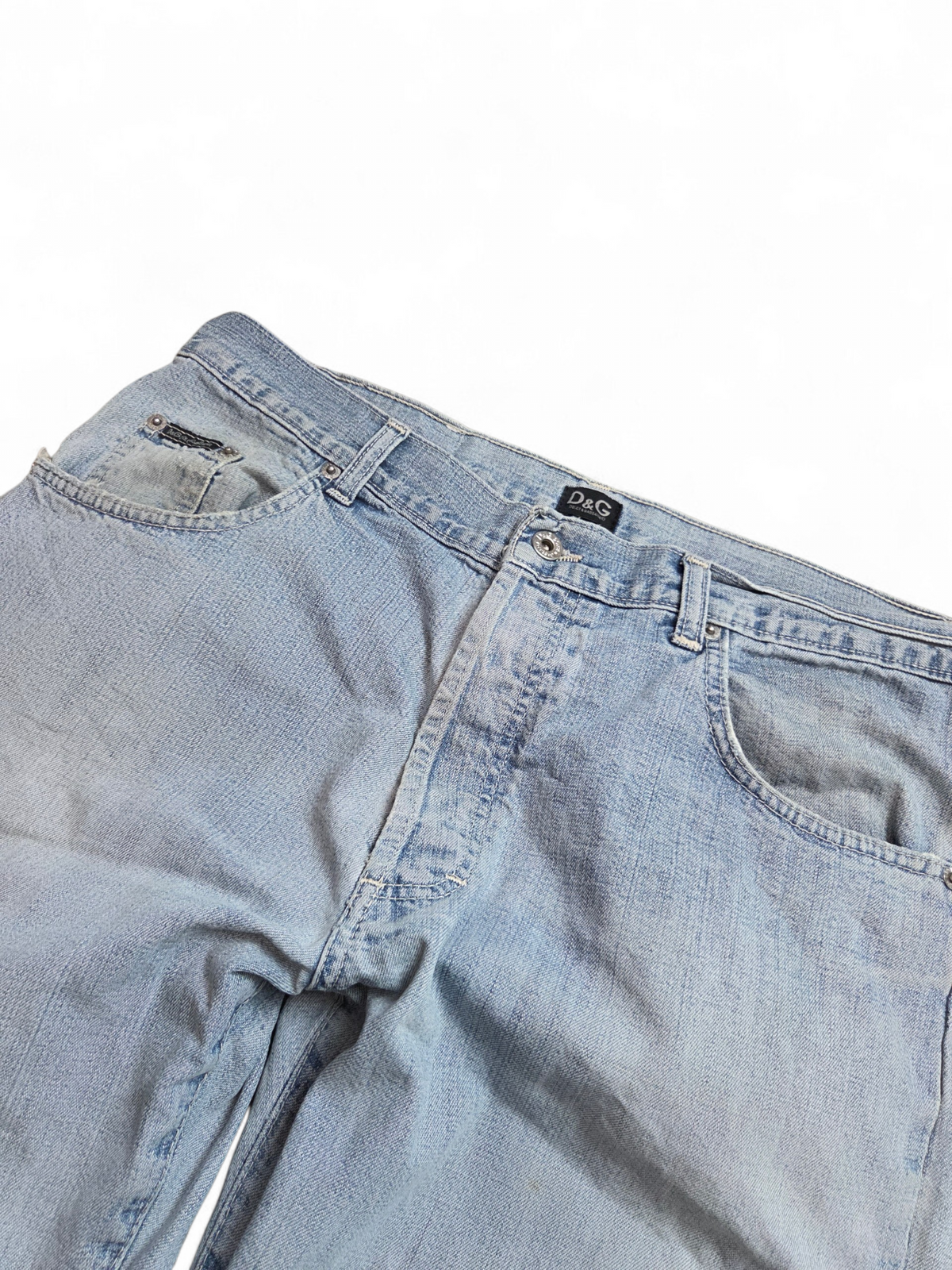 Dolce & Gabbana jeans — leg and hem detail