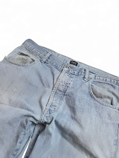 Dolce & Gabbana jeans — leg and hem detail