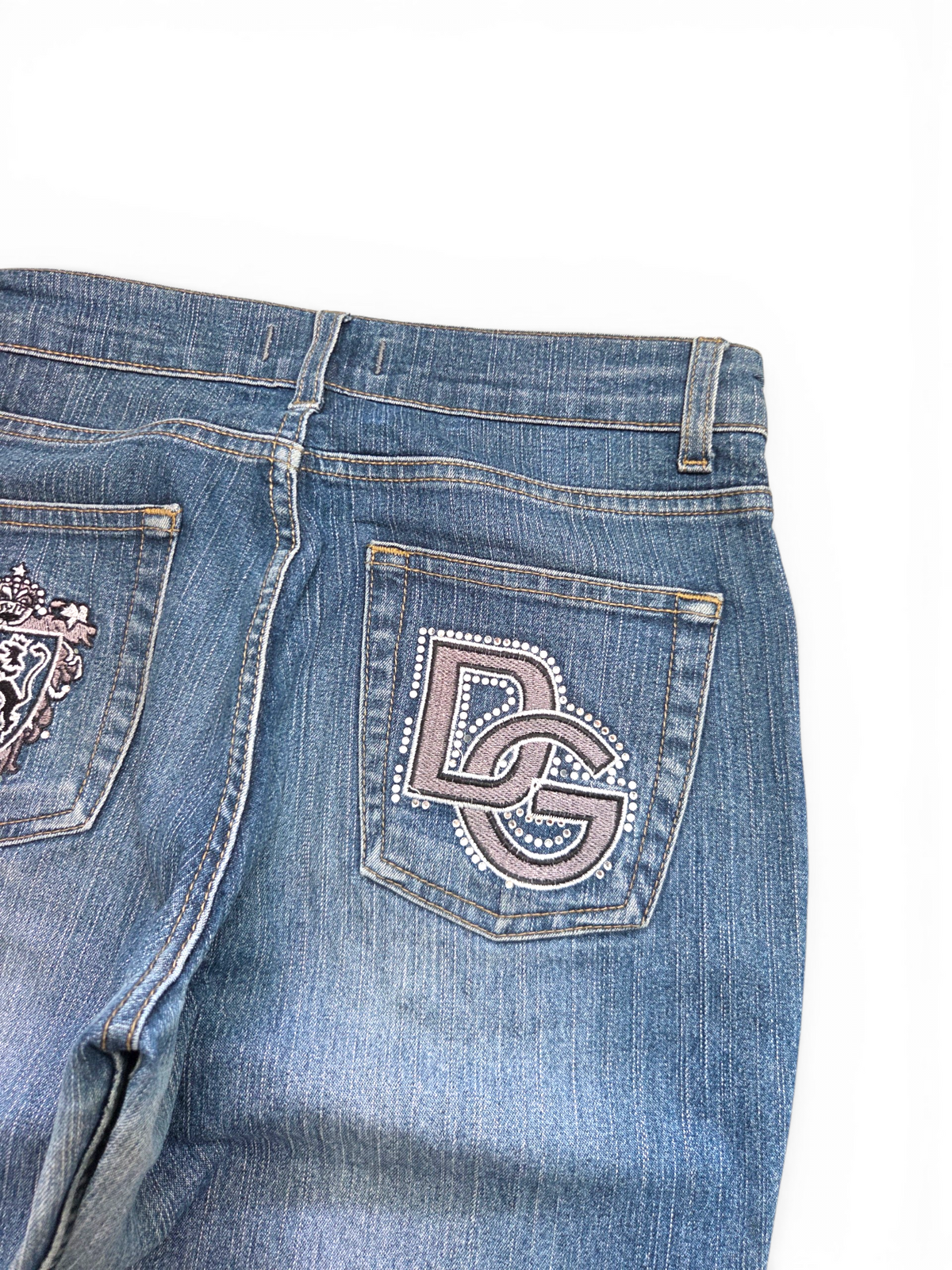Dolce & Gabbana jeans — leg and hem detail