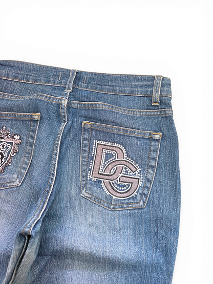 Dolce & Gabbana jeans — leg and hem detail