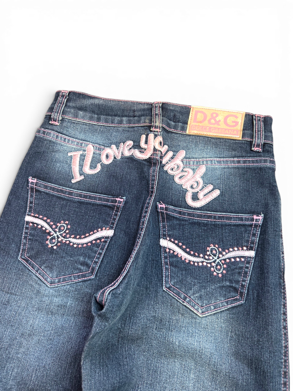 Dolce & Gabbana jeans — full length flat lay