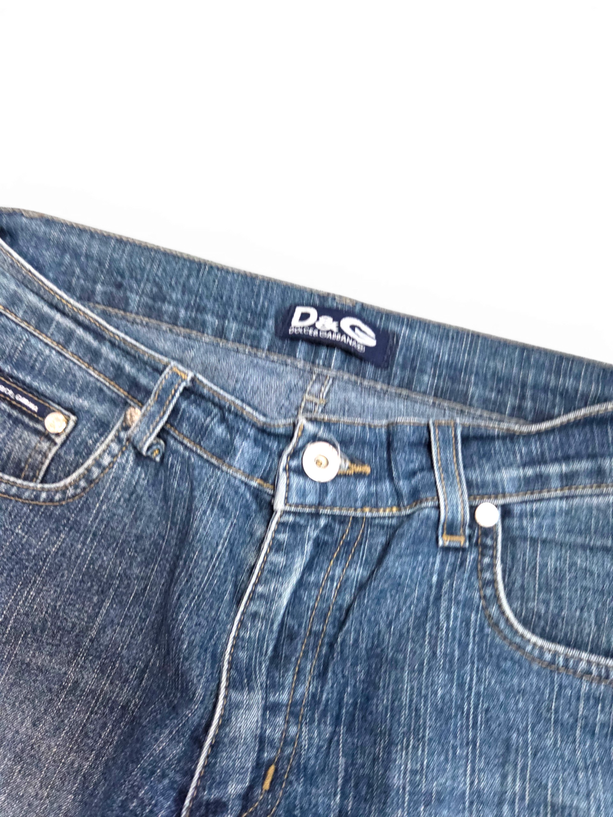 Dolce & Gabbana jeans — full length flat lay