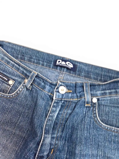 Dolce & Gabbana jeans — full length flat lay