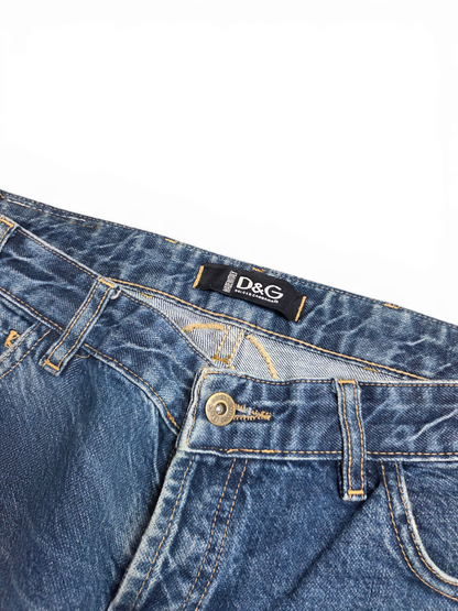 Dolce & Gabbana jeans — leg and hem detail