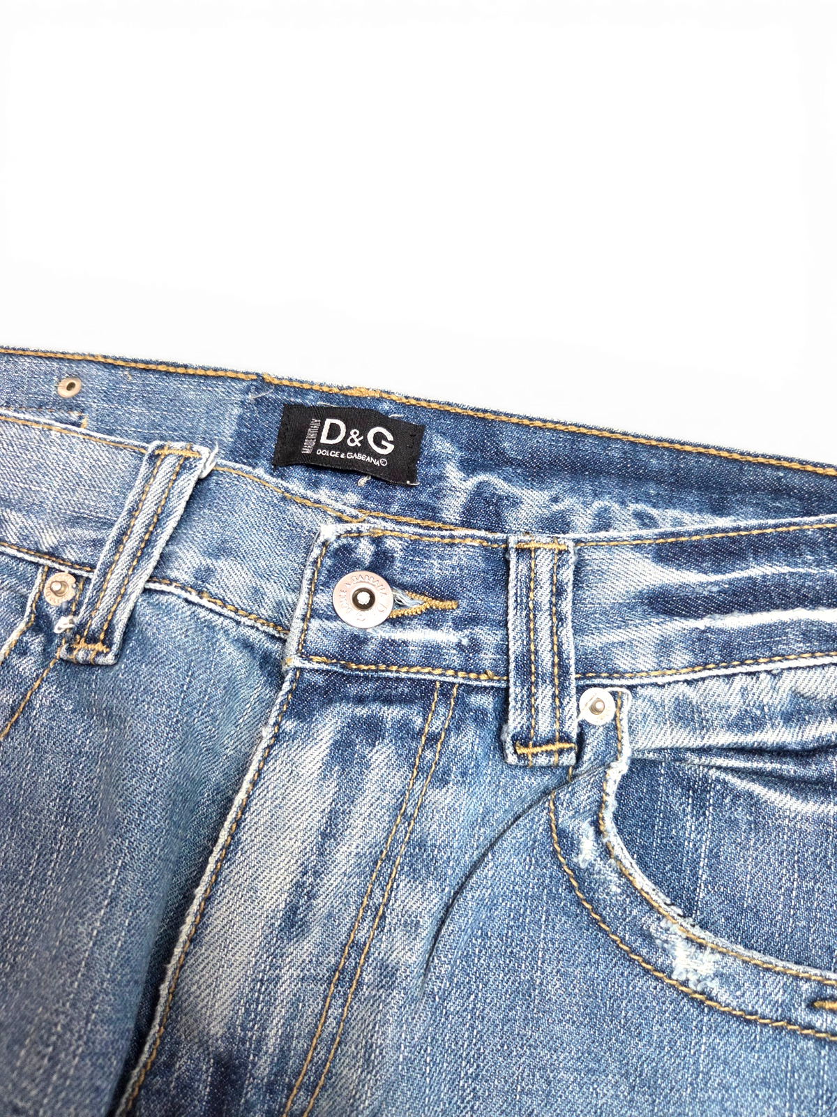 Dolce & Gabbana jeans — leg and hem detail
