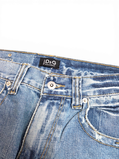 Dolce & Gabbana jeans — leg and hem detail