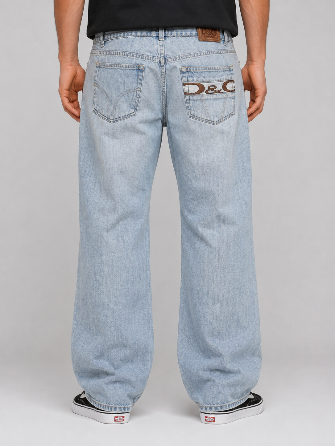 Dolce & Gabbana jeans — worn on model, front