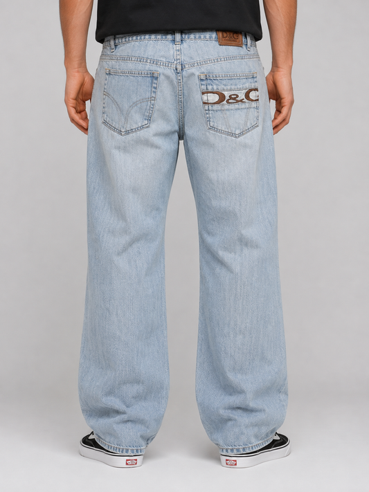 Dolce & Gabbana jeans — worn on model, front