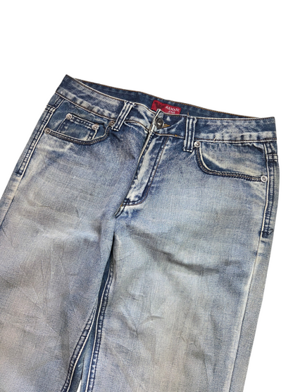 Armani Jeans jeans — waistband and hardware detail