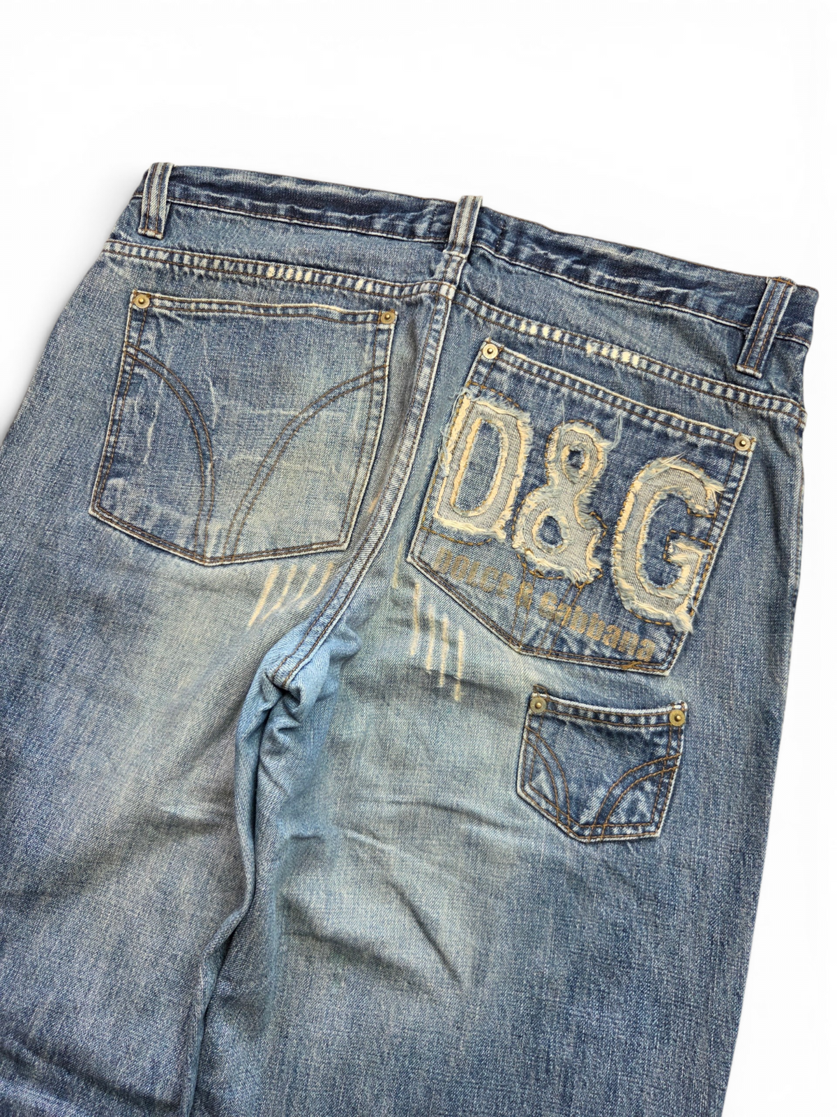 Dolce & Gabbana jeans — leg and hem detail