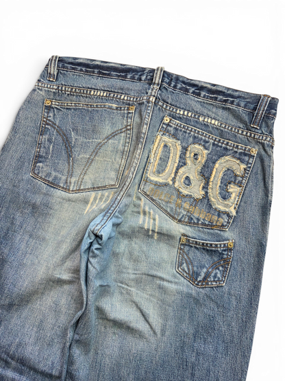 Dolce & Gabbana jeans — leg and hem detail