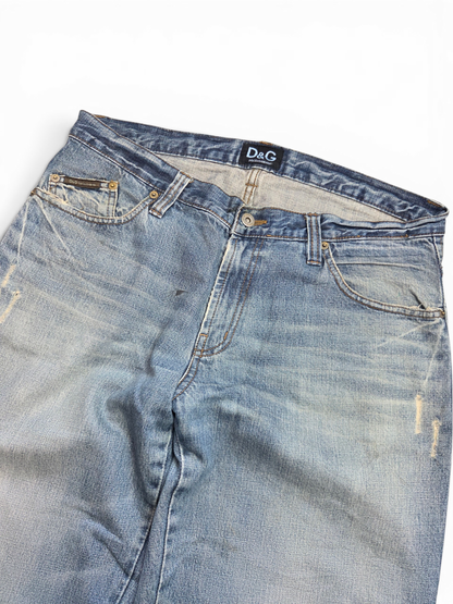 Dolce & Gabbana jeans — waistband and hardware detail
