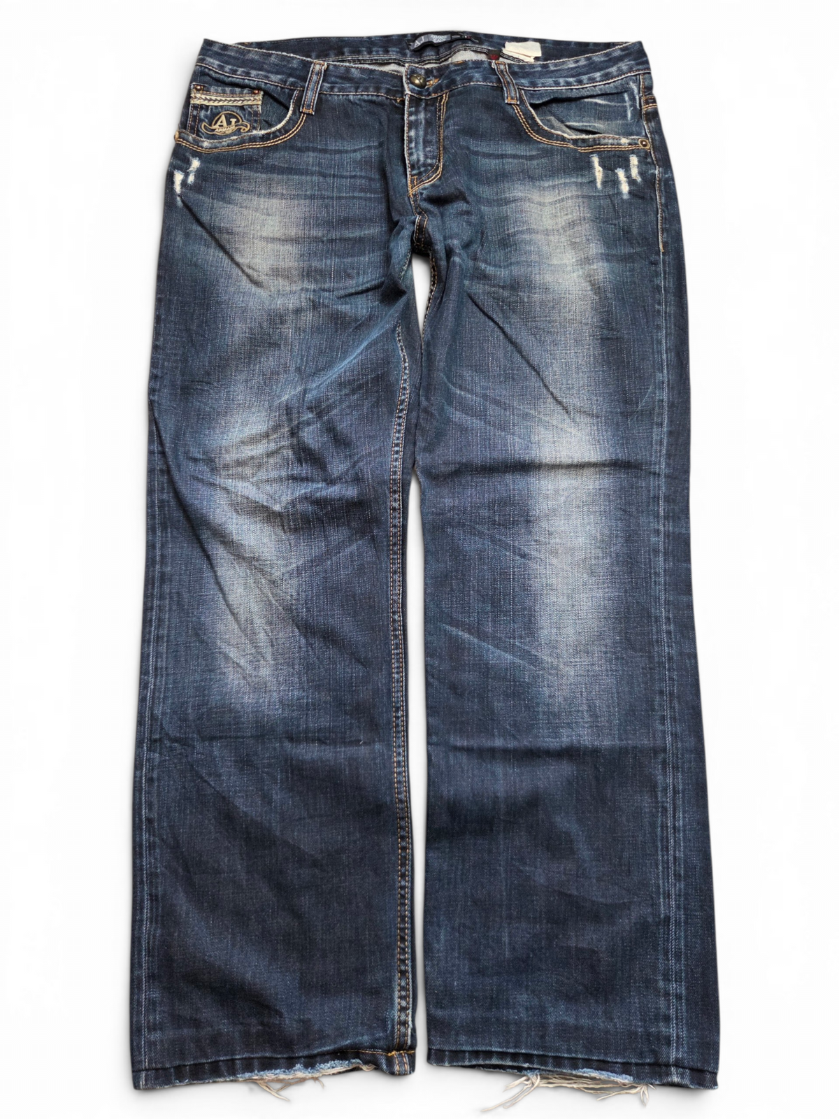 Armani jeans — back view