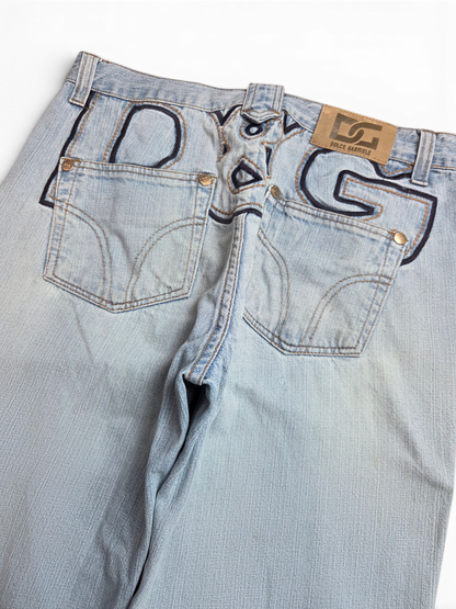 Dolce & Gabbana jeans — leg and hem detail