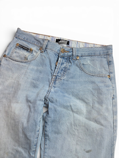 Dolce & Gabbana jeans — waistband and hardware detail
