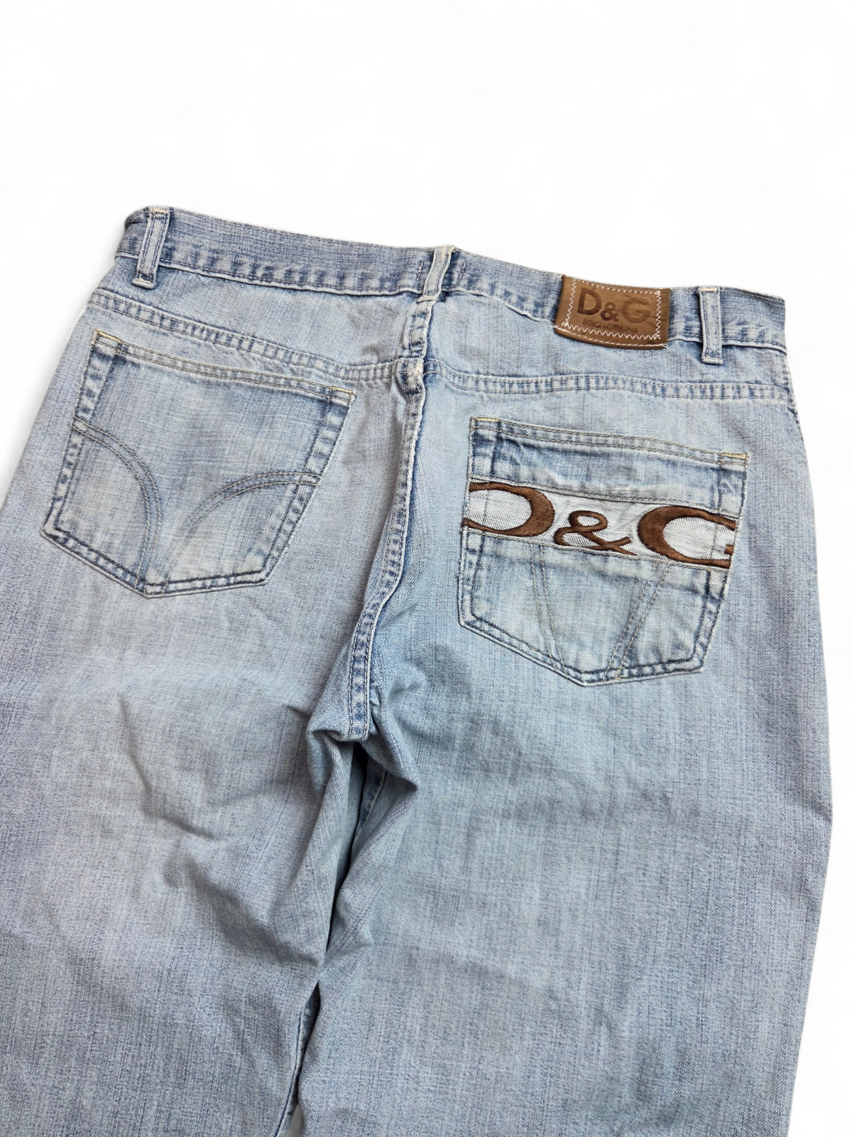 Dolce & Gabbana jeans — full length flat lay