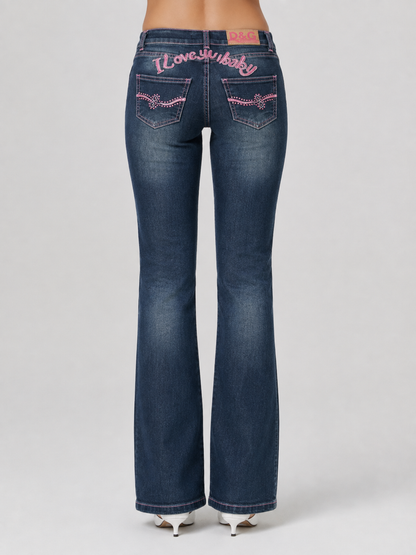 Dolce & Gabbana jeans — worn on model, detail