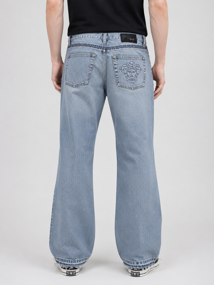 Versace Vintage Jeans jeans — worn on model, front