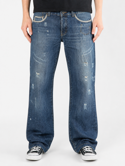 Dolce & Gabbana jeans — full length flat lay