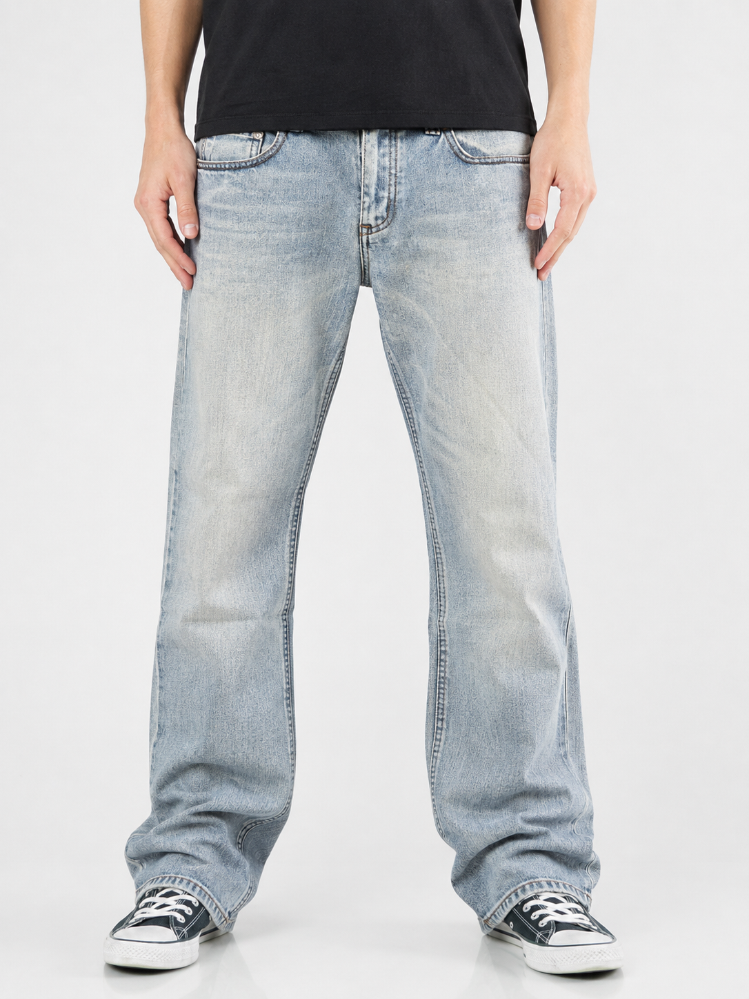 Armani Jeans jeans — worn on model, front