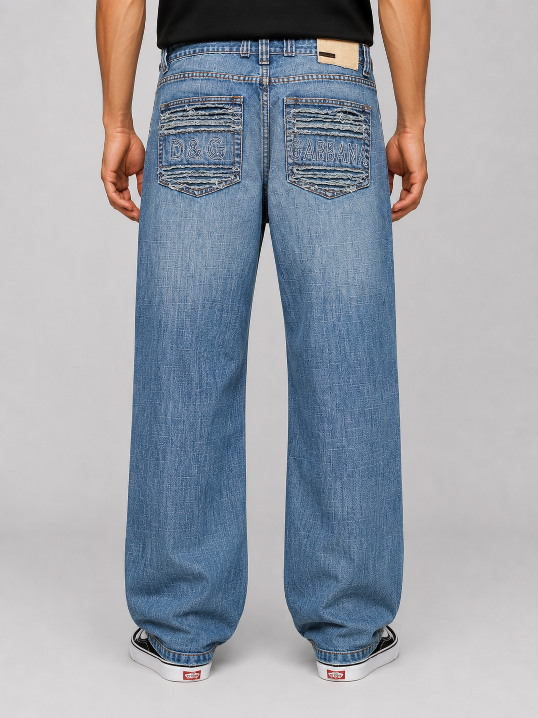 Dolce & Gabbana jeans — worn on model, back
