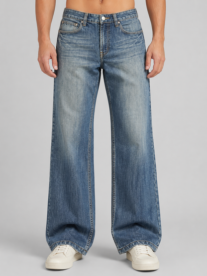 Armani jeans — worn on model, back