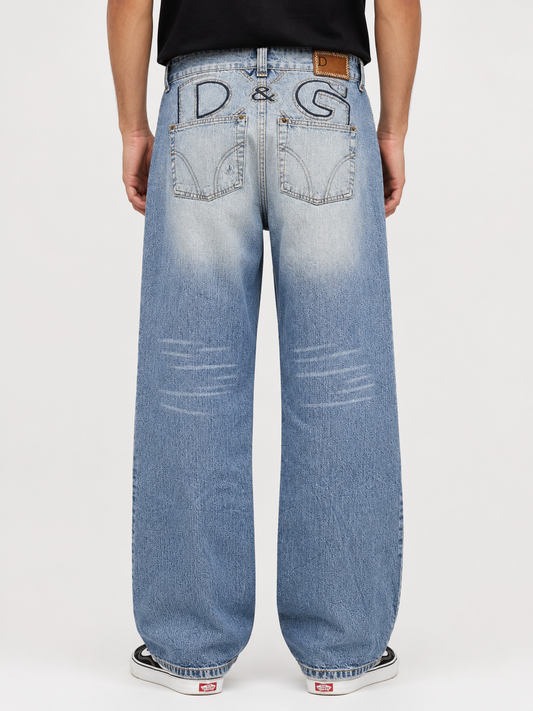 Dolce & Gabbana jeans — worn on model, back