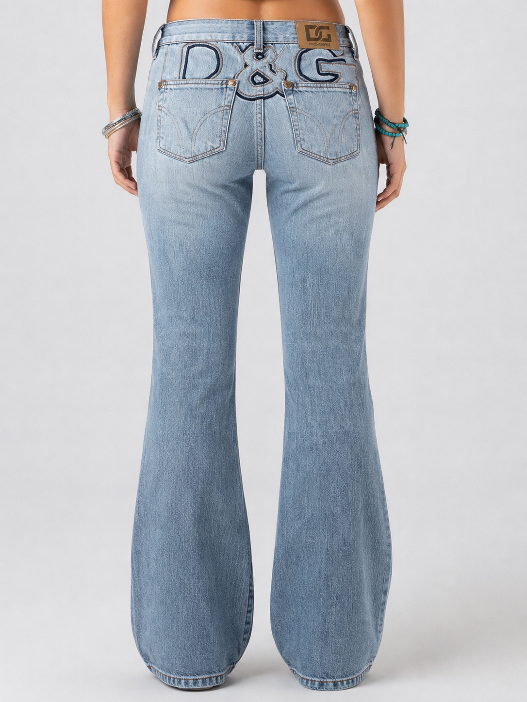 Dolce & Gabbana jeans — worn on model, front