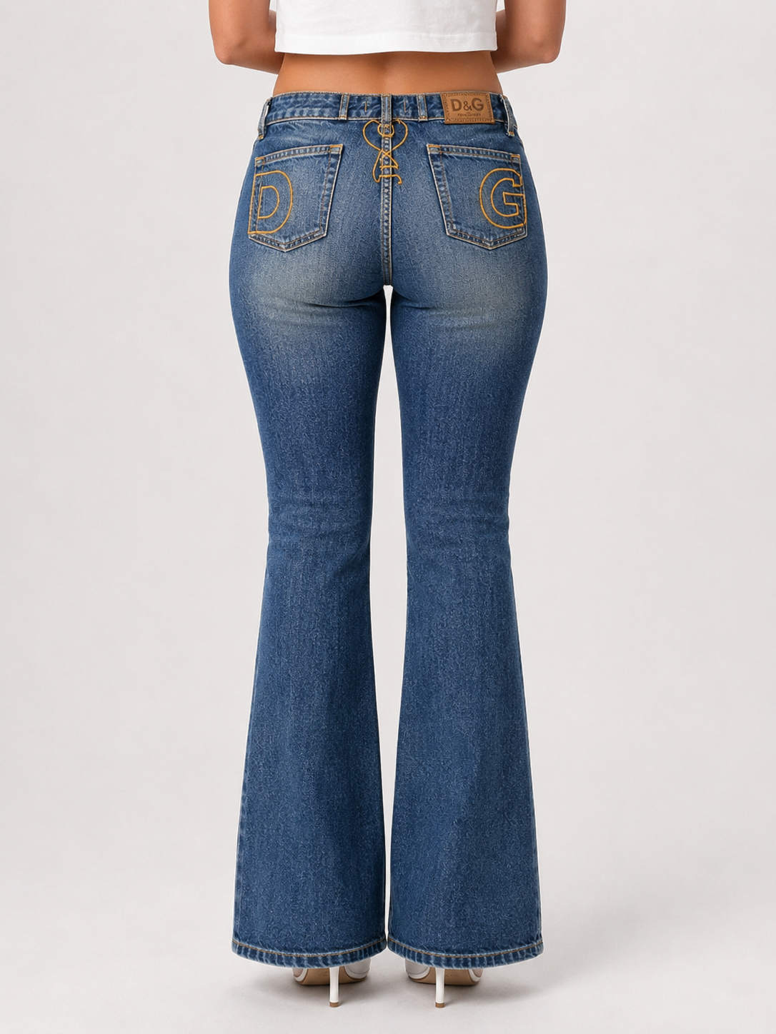 Dolce & Gabbana jeans — worn on model, front