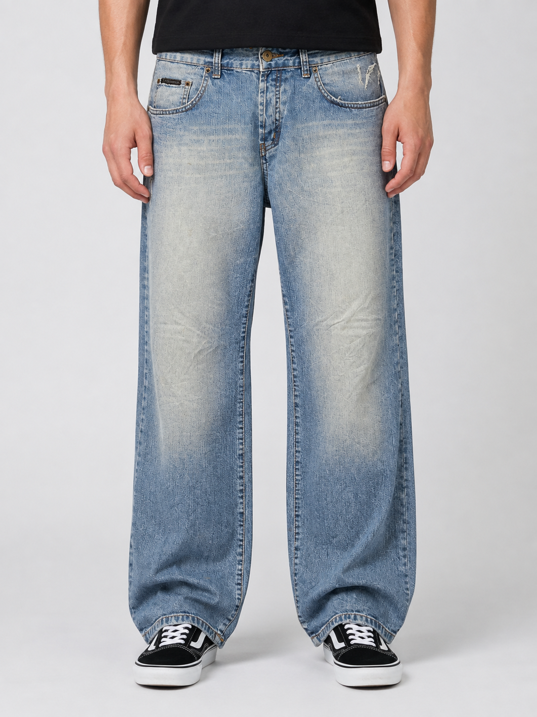 Dolce & Gabbana jeans — worn on model, detail