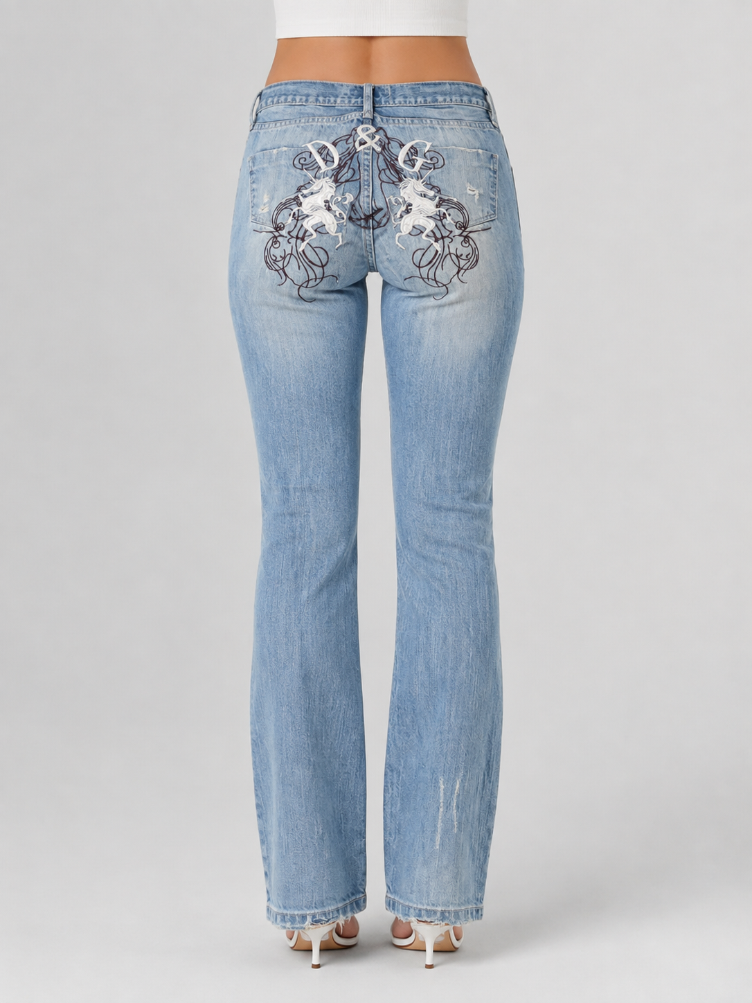 Dolce & Gabbana jeans — worn on model, back