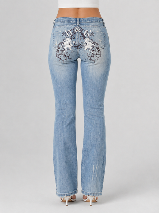 Dolce & Gabbana jeans — worn on model, back