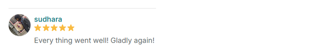 Verified 5-star Vinted review