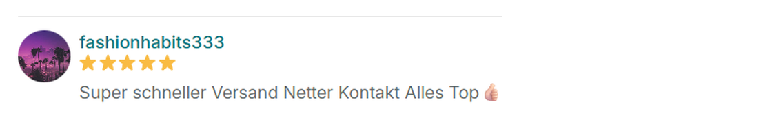 Verified 5-star Vinted review