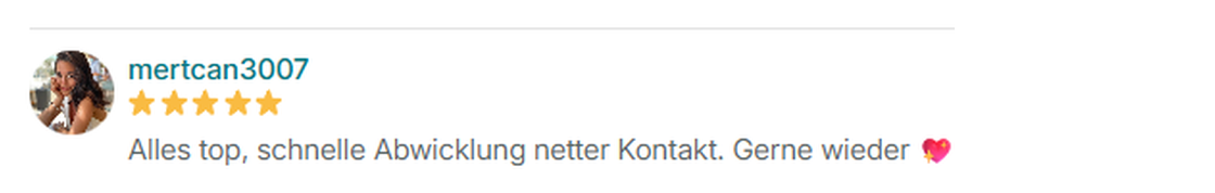 Verified 5-star Vinted review