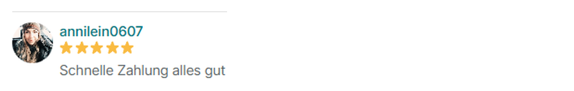 Verified 5-star Vinted review
