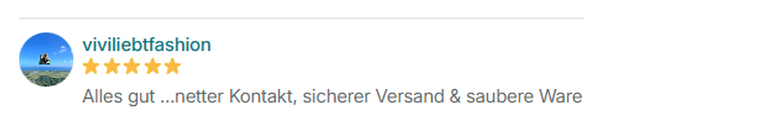 Verified 5-star Vinted review