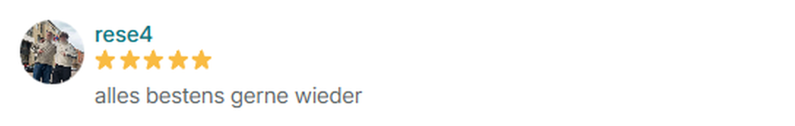 Verified 5-star Vinted review