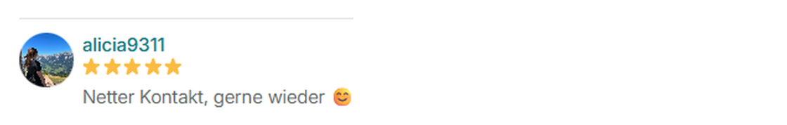 Verified 5-star Vinted review