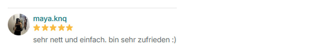 Verified 5-star Vinted review