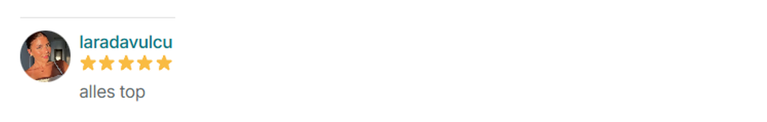 Verified 5-star Vinted review