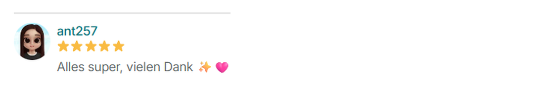Verified 5-star Vinted review