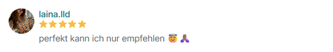 Verified 5-star Vinted review