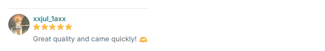 Verified 5-star Vinted review