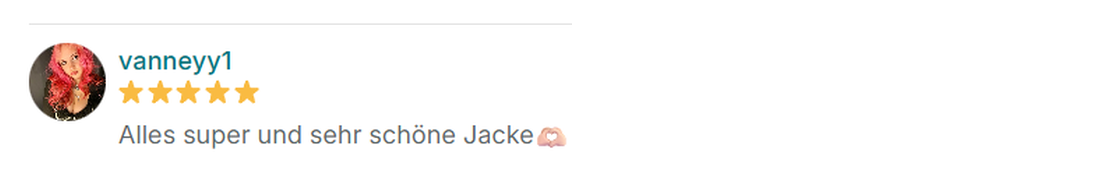 Verified 5-star Vinted review